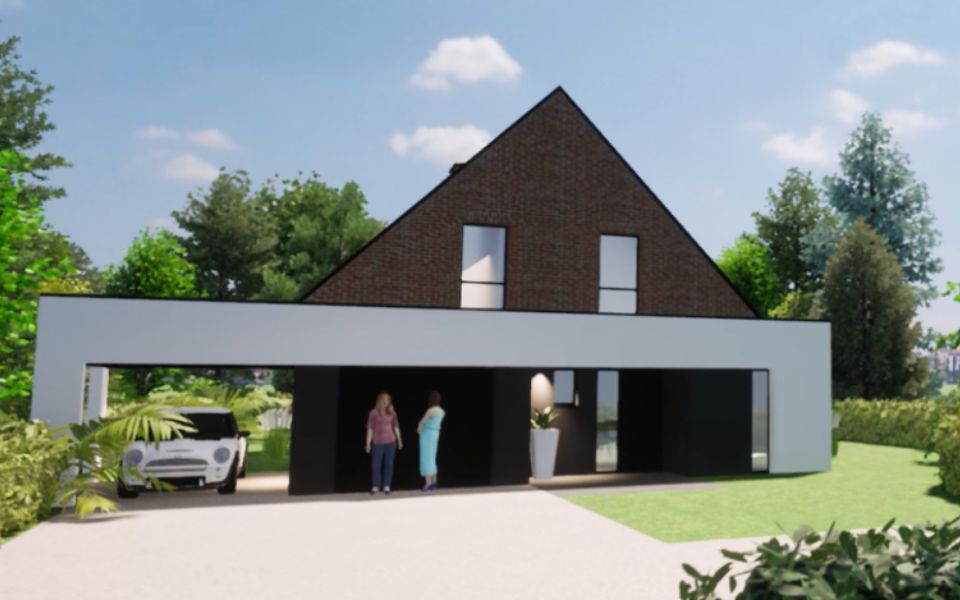 maison pignon façade